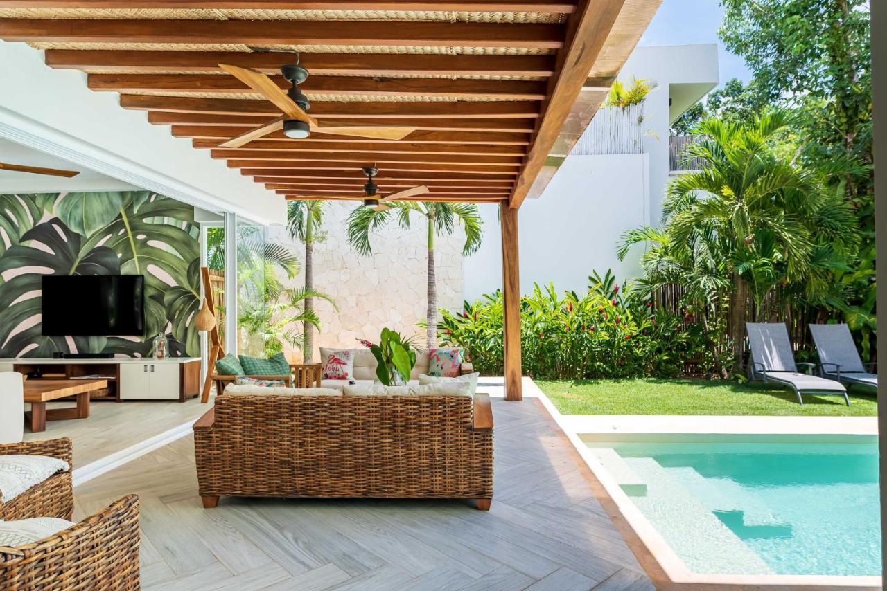 Villa Ek'Balam & Villa Flamingo, Luxury Villas, Private Pool, Private Garden, Jacuzzi, 24H Security ตูลุม ภายนอก รูปภาพ