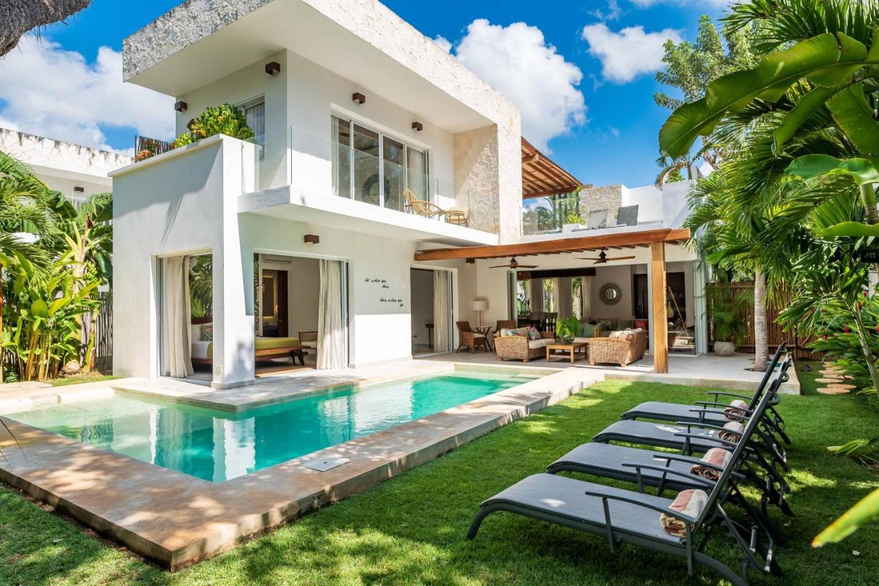 Villa Ek'Balam & Villa Flamingo, Luxury Villas, Private Pool, Private Garden, Jacuzzi, 24H Security ตูลุม ภายนอก รูปภาพ
