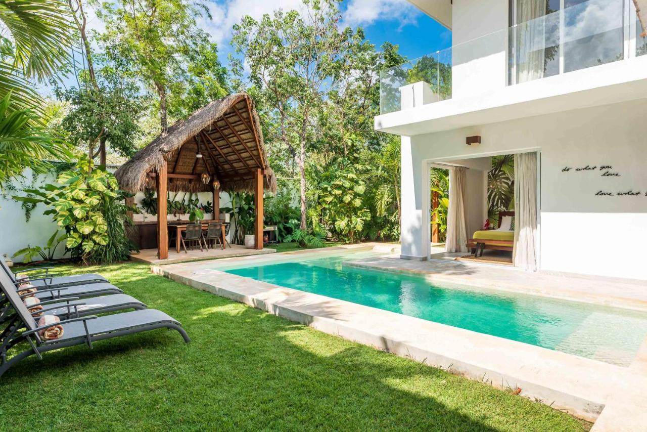 Villa Ek'Balam & Villa Flamingo, Luxury Villas, Private Pool, Private Garden, Jacuzzi, 24H Security ตูลุม ภายนอก รูปภาพ