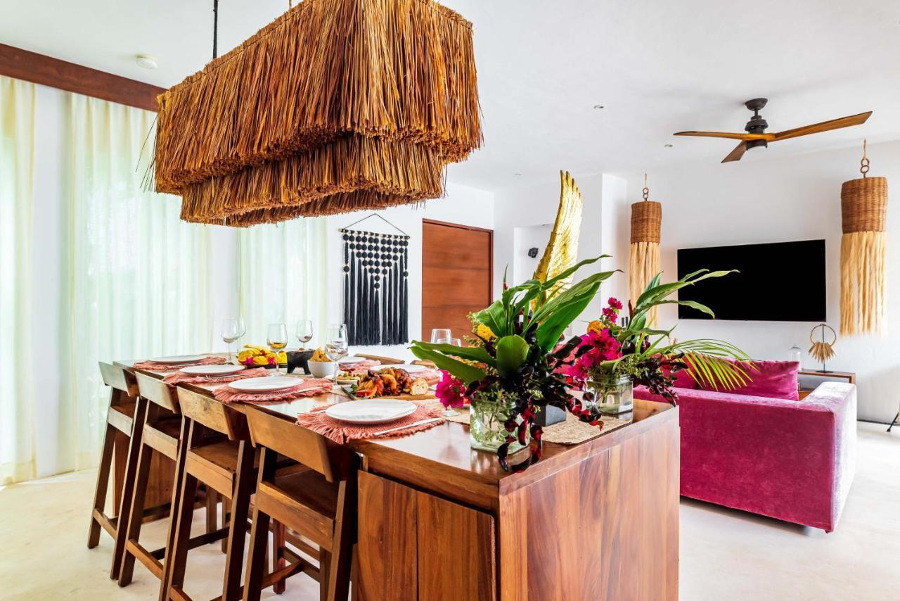 Villa Ek'Balam & Villa Flamingo, Luxury Villas, Private Pool, Private Garden, Jacuzzi, 24H Security ตูลุม ภายนอก รูปภาพ
