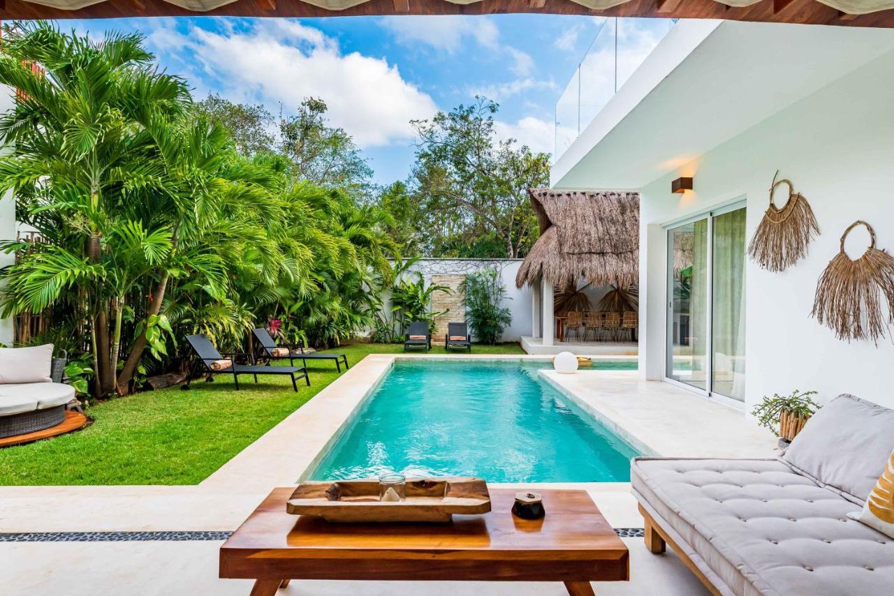 Villa Ek'Balam & Villa Flamingo, Luxury Villas, Private Pool, Private Garden, Jacuzzi, 24H Security ตูลุม ภายนอก รูปภาพ