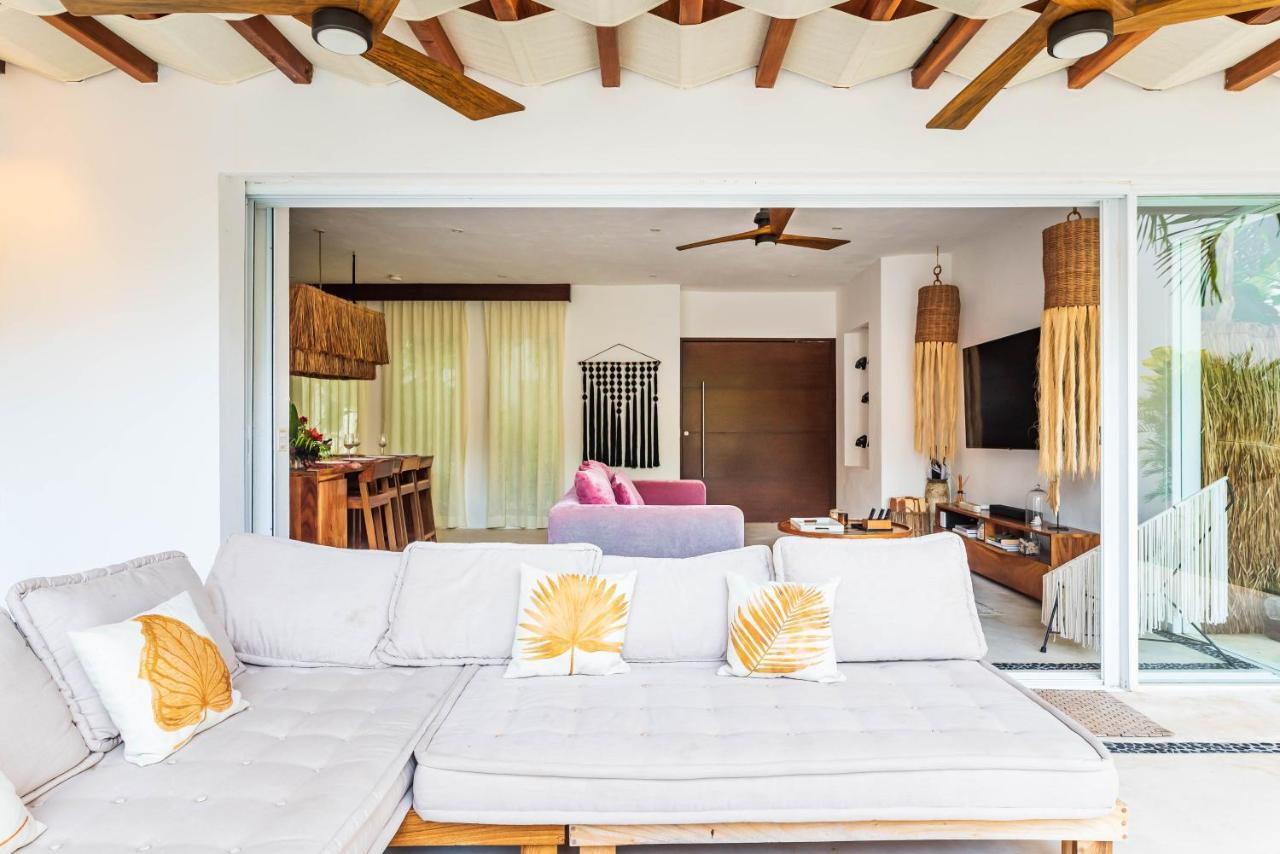 Villa Ek'Balam & Villa Flamingo, Luxury Villas, Private Pool, Private Garden, Jacuzzi, 24H Security ตูลุม ภายนอก รูปภาพ
