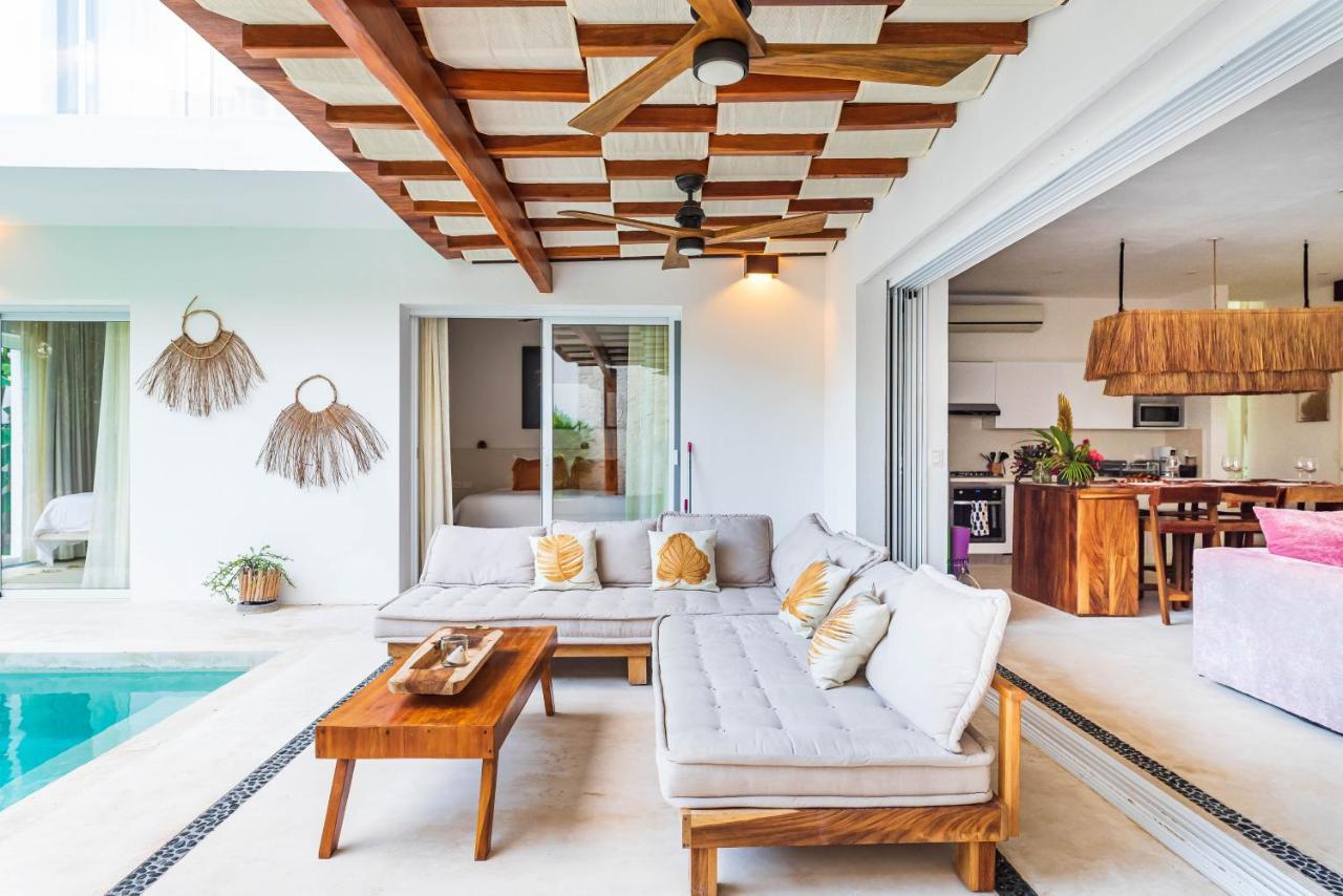 Villa Ek'Balam & Villa Flamingo, Luxury Villas, Private Pool, Private Garden, Jacuzzi, 24H Security ตูลุม ภายนอก รูปภาพ