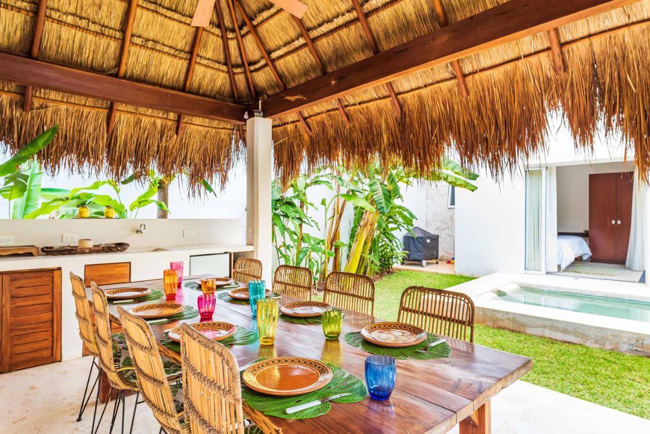 Villa Ek'Balam & Villa Flamingo, Luxury Villas, Private Pool, Private Garden, Jacuzzi, 24H Security ตูลุม ภายนอก รูปภาพ