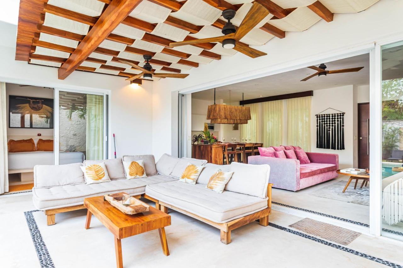 Villa Ek'Balam & Villa Flamingo, Luxury Villas, Private Pool, Private Garden, Jacuzzi, 24H Security ตูลุม ภายนอก รูปภาพ