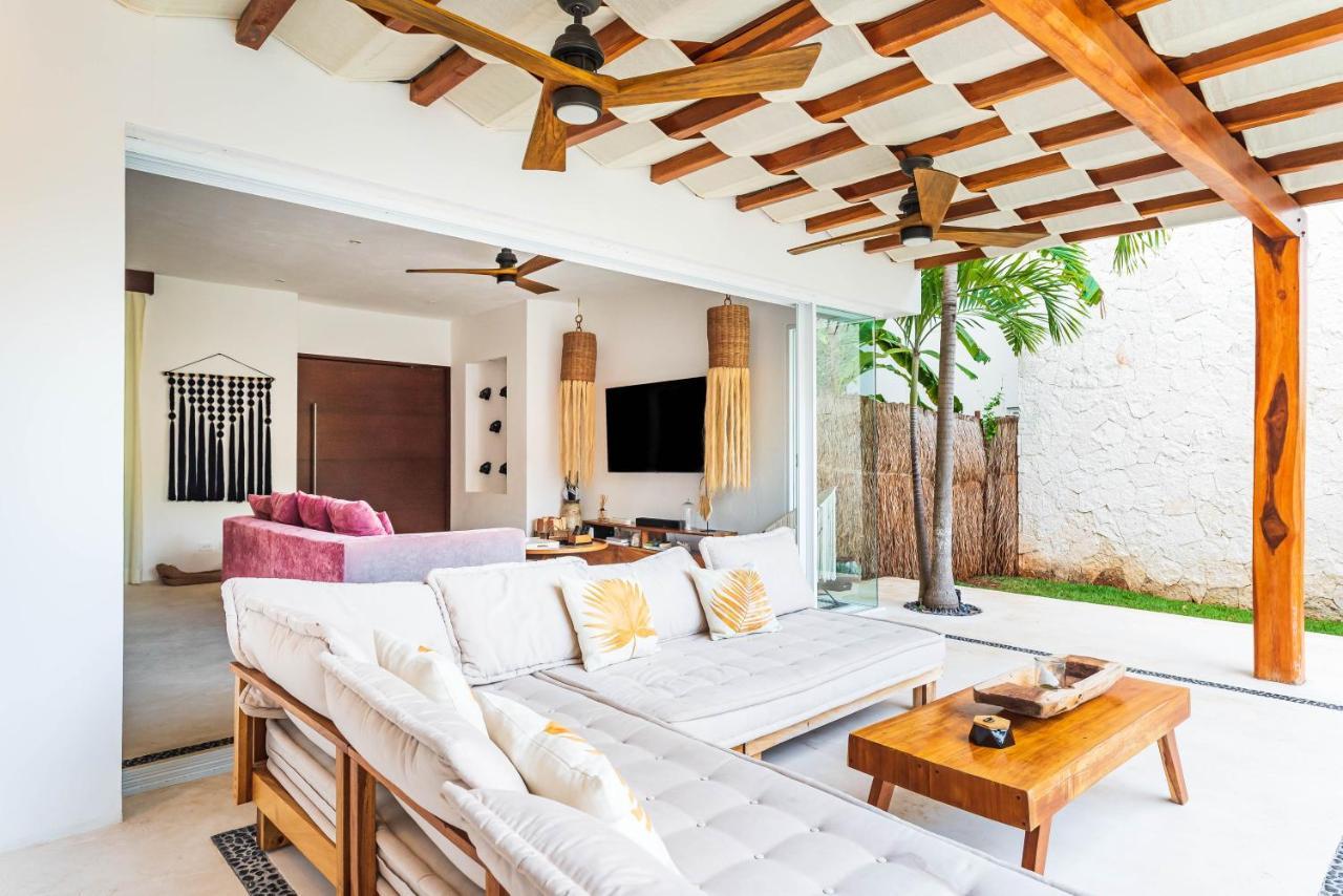 Villa Ek'Balam & Villa Flamingo, Luxury Villas, Private Pool, Private Garden, Jacuzzi, 24H Security ตูลุม ภายนอก รูปภาพ